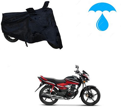 Feel heaven Two Wheeler Cover for Honda(CB Shine, Black)