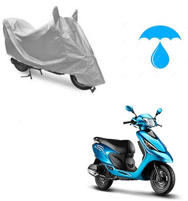 Atulit enterprises Two Wheeler Cover for TVS(Zest, Silver)