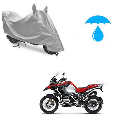 saanvi Two Wheeler Cover for BMW(R 1200 GS, Silver)