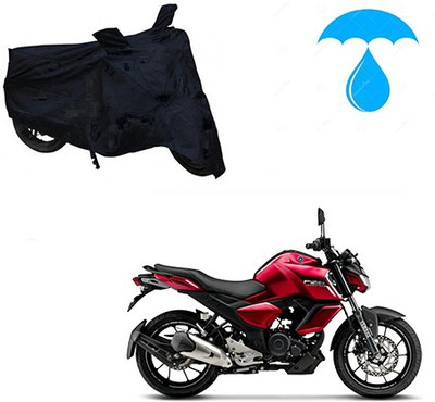 Feel heaven Two Wheeler Cover for Yamaha(FZ-S, Black)