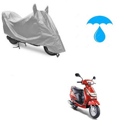 Feel heaven Two Wheeler Cover for Mahindra(Duro DZ, Silver)