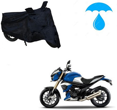 Feel heaven Two Wheeler Cover for Mahindra(MOJO XT 300, Black)