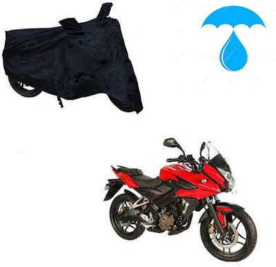 Feel heaven Two Wheeler Cover for Bajaj(Pulsar AS 150, Black)
