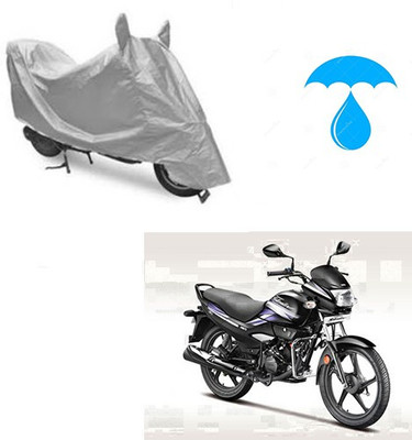 Feel heaven Two Wheeler Cover for Hero(Super Splendor, Silver)