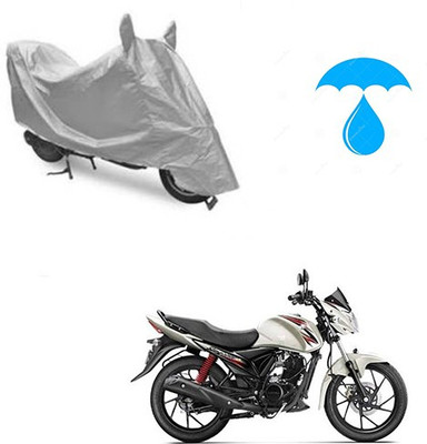saanvi Two Wheeler Cover for Suzuki(Sling Shot Plus, Silver)