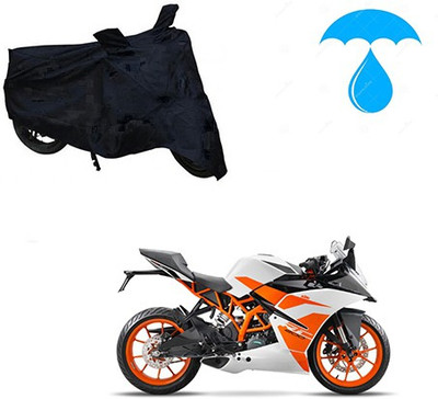 Feel heaven Two Wheeler Cover for KTM(Duke 200, Black)