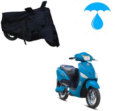 Feel heaven Two Wheeler Cover for Hero(Electric, Black)