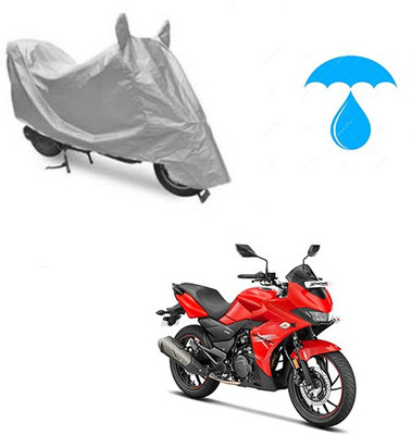 Feel heaven Two Wheeler Cover for Hero(Xtreme, Silver)