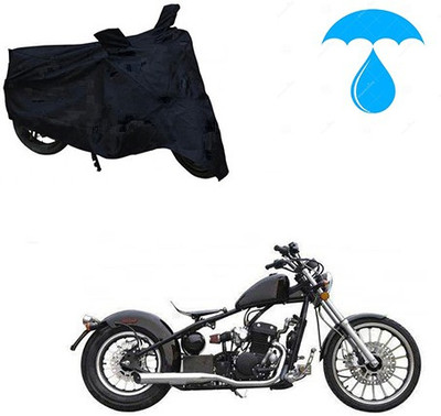 Feel heaven Two Wheeler Cover for Harley Davidson(Bobber 350, Black)