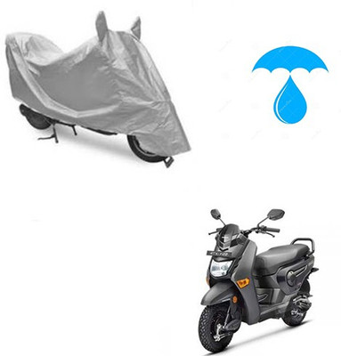 Atulit enterprises Two Wheeler Cover for Honda(Cliq, Silver)