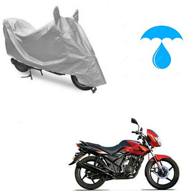 Atulit enterprises Two Wheeler Cover for TVS(Flame DS 125, Silver)