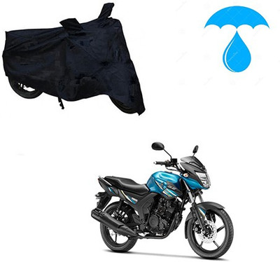 saanvi Two Wheeler Cover for Yamaha(SZ-RR, Black)