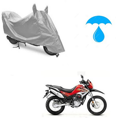 Feel heaven Two Wheeler Cover for Hero(Impulse, Silver)
