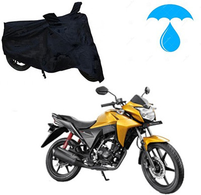 Feel heaven Two Wheeler Cover for Honda(CB Twister, Black)