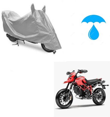 Feel heaven Two Wheeler Cover for Ducati(Hypermotard, Silver)