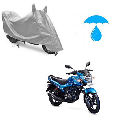 saanvi Two Wheeler Cover for TVS(Victor New, Silver)