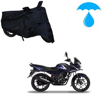 Feel heaven Two Wheeler Cover for Bajaj(Discover 150 f, Black)