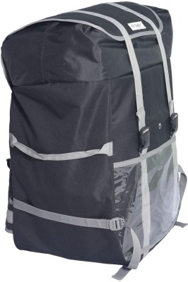 Quaffor Coated Fabric Logistic Delivery Bags, Model 55 L Backpack(Black)