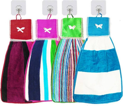 Modi Household Cotton 300 GSM Hand, Face Towel Set(Pack of 4)