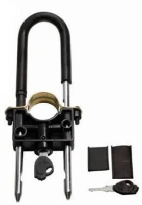 Miwings Universal Antitheft Security Wheel Lock For All Type Bike Fitting Front shocker AS-07 Wheel Lock(Black)