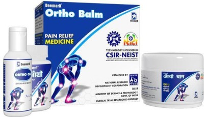 DEEMARK Ortho NCP - Natural Pain Relief Solutions (Balm 200Grm+ Oil 50ml+ Tab 30) Balm(200 g)