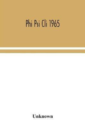 Phi Psi Cli 1965(English, Paperback, unknown)