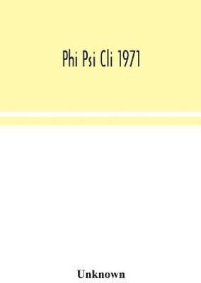 Phi Psi Cli 1971(English, Paperback, unknown)