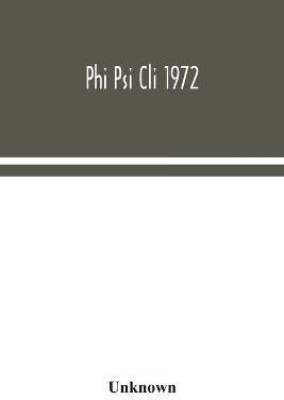 Phi Psi Cli 1972(English, Paperback, unknown)