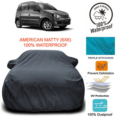 MoTRoX Car Cover For Mahindra Quanto (With Mirror Pockets)(Grey)