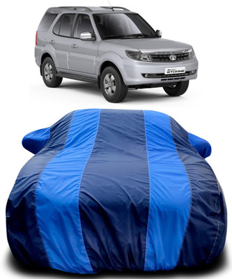 MoTRoX Car Cover For Tata Safari Storme (With Mirror Pockets)(Blue, Blue)