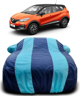 Gavya Car Cover For Renault Captur (With Mirror Pockets)(Blue)