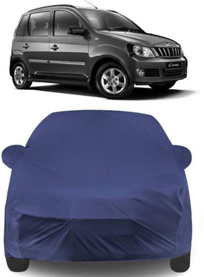 NUMBOR ONE Car Cover For Mahindra Quanto (With Mirror Pockets)(Blue)