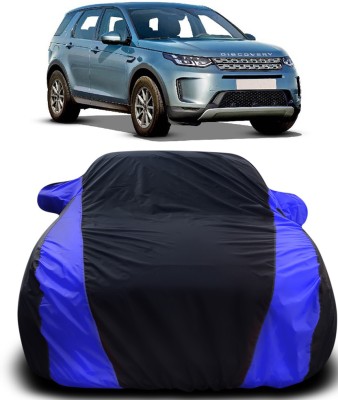 Gavya Car Cover For Land Rover Discovery Sport (With Mirror Pockets)(Black, Blue)