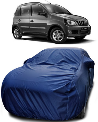 NUMBOR ONE Car Cover For Mahindra Quanto (With Mirror Pockets)(Blue)