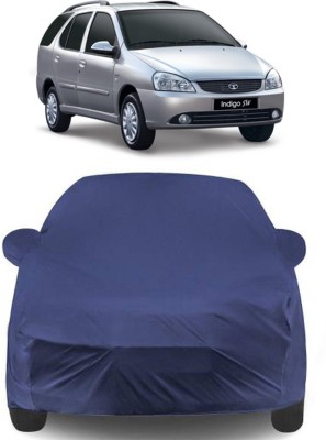 Gavya Car Cover For Tata Indigo (With Mirror Pockets)(Blue)