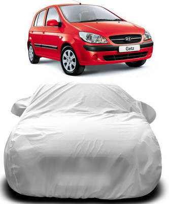 MoTRoX Car Cover For Hyundai Getz Prime (With Mirror Pockets)(Silver)