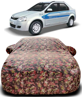 MoTRoX Car Cover For Mahindra e-Verito (With Mirror Pockets)(Multicolor)