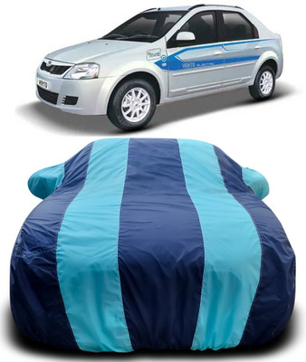 APNEK Car Cover For Mahindra e-Verito (With Mirror Pockets)(Blue)