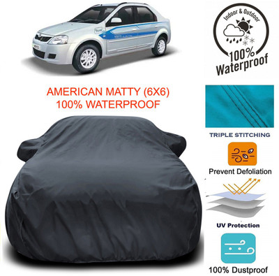 Gavya Car Cover For Mahindra e-Verito (With Mirror Pockets)(Grey)