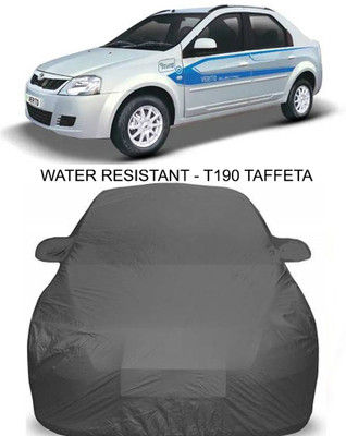 Gavya Car Cover For Mahindra e-Verito (With Mirror Pockets)(Grey)