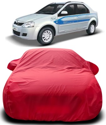 NUMBOR ONE Car Cover For Mahindra e-Verito (With Mirror Pockets)(Red)