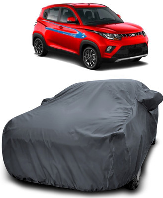 NUMBOR ONE Car Cover For Mahindra KUV100 (With Mirror Pockets)(Grey)