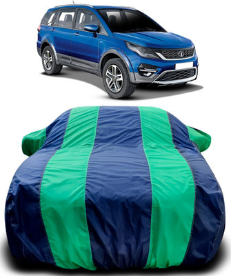 APNEK Car Cover For Tata Hexa (With Mirror Pockets)(Blue, Green)