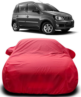 MoTRoX Car Cover For Mahindra Quanto (With Mirror Pockets)(Red)