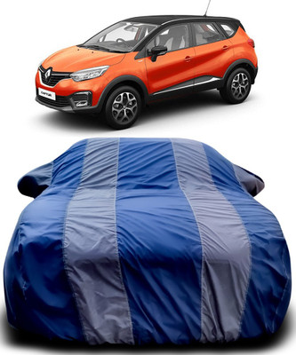 Gavya Car Cover For Renault Captur (With Mirror Pockets)(Blue, Grey)