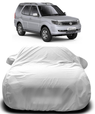 APNEK Car Cover For Tata Safari Storme (With Mirror Pockets)(Silver)
