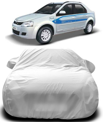 Gavya Car Cover For Mahindra e-Verito (With Mirror Pockets)(Silver)