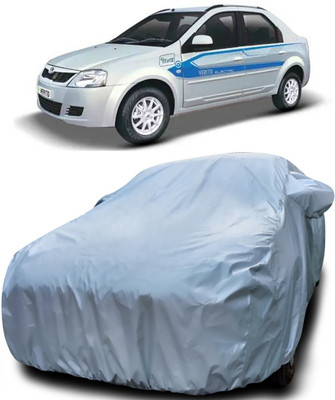 MoTRoX Car Cover For Mahindra e-Verito (With Mirror Pockets)(Silver)