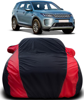 Gavya Car Cover For Land Rover Discovery Sport (With Mirror Pockets)(Black, Red)