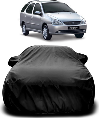 APNEK Car Cover For Tata Indigo (With Mirror Pockets)(Black)